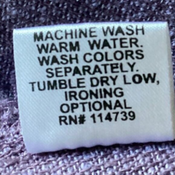 FLAX Linen Tank Top Sz M (10-14) Purple #37M - Picture 8 of 8